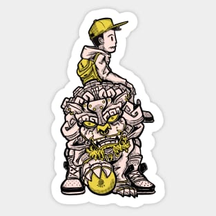 Hype beast Guardian Lion - Foo Dog Sticker